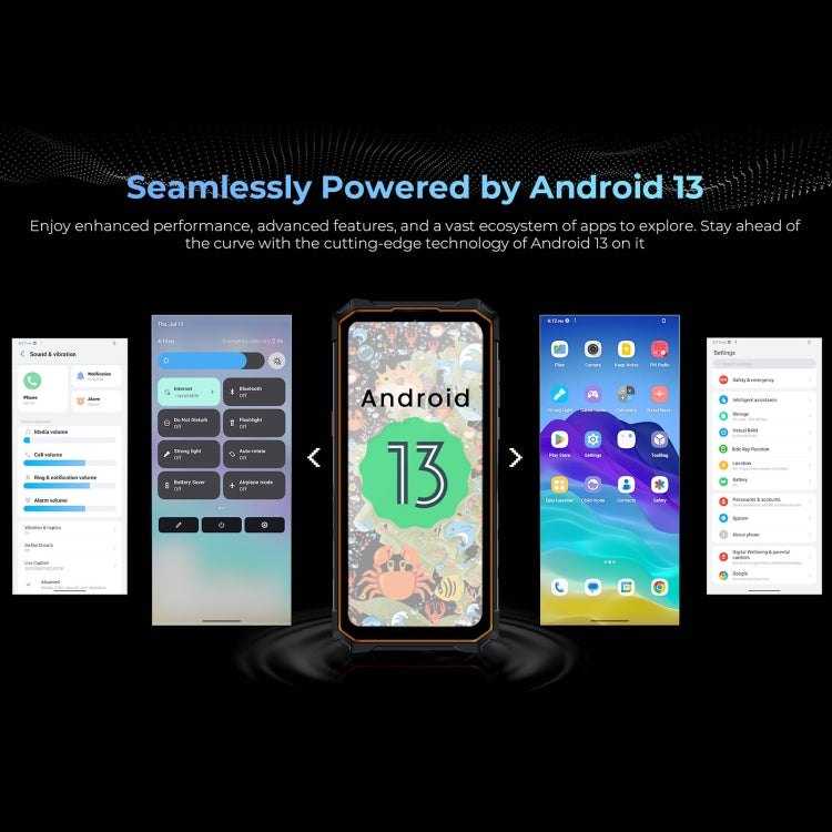 HOTWAV CYBER 13 Pro, 12GB+256GB, IP68/IP69K Rugged Phone, 10800mAh, 6.6 inch Android 13 UNISOC T619 Octa Core, Network: 4G, NFC, OTG(Orange) - free shipping - PMC TechLife - Order now!