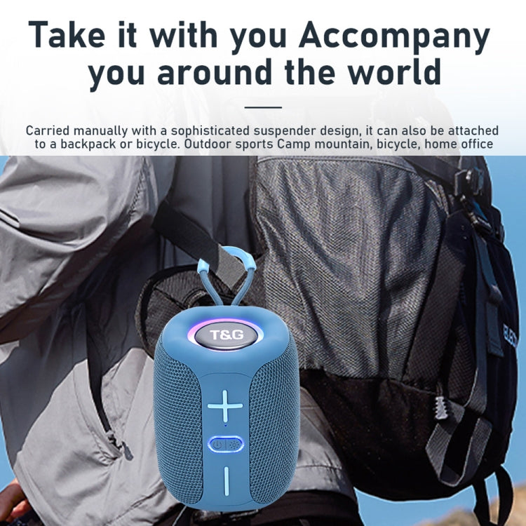 T&G TG-658 Outdoor USB High Power 8W Heavy Bass Wireless Bluetooth Speaker(Purple) - Mini Speaker by T&G | Online Shopping South Africa | PMC TechLife | Buy Now Pay Later Mobicred