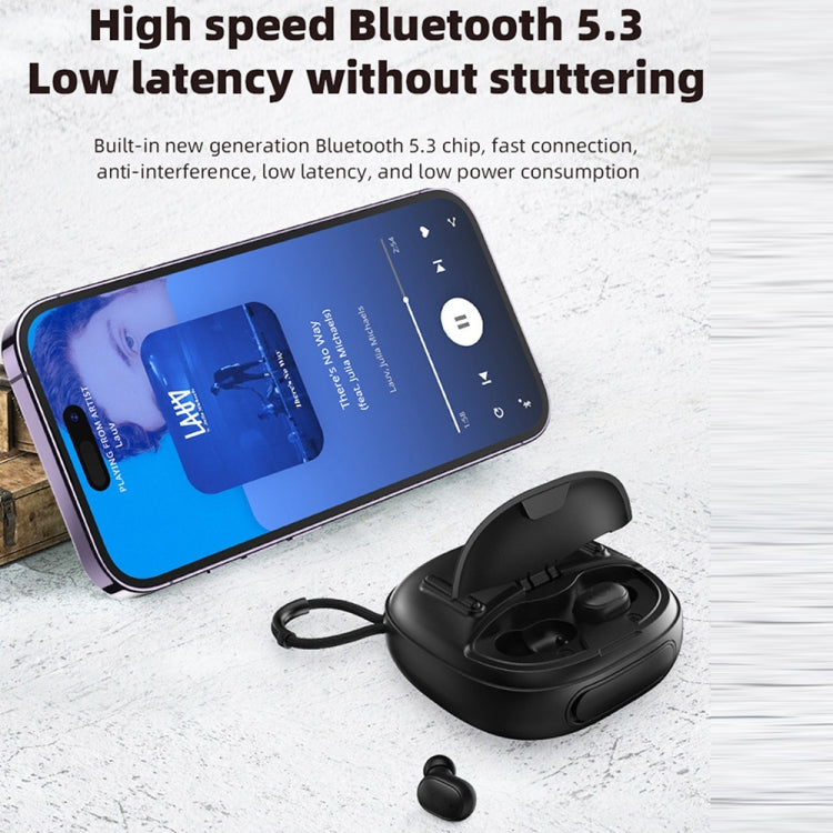 T&G TG-813 2 in 1 TWS Bluetooth Speaker Earphone with Charging Box(Black) - Mini Speaker by T&G | Online Shopping South Africa | PMC TechLife | Buy Now Pay Later Mobicred