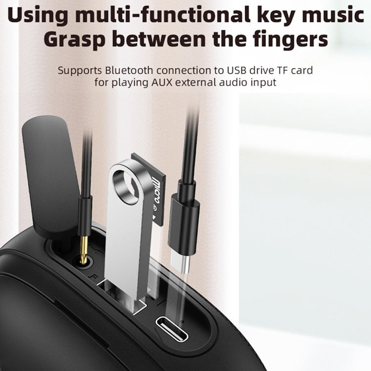 T&G TG-813 2 in 1 TWS Bluetooth Speaker Earphone with Charging Box(Black) - Mini Speaker by T&G | Online Shopping South Africa | PMC TechLife | Buy Now Pay Later Mobicred