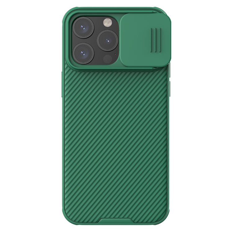 For iPhone 15 Pro Max NILLKIN CamShield Pro Magnetic Magsafe Phone Case(Green) - free shipping - PMC TechLife - Order now!