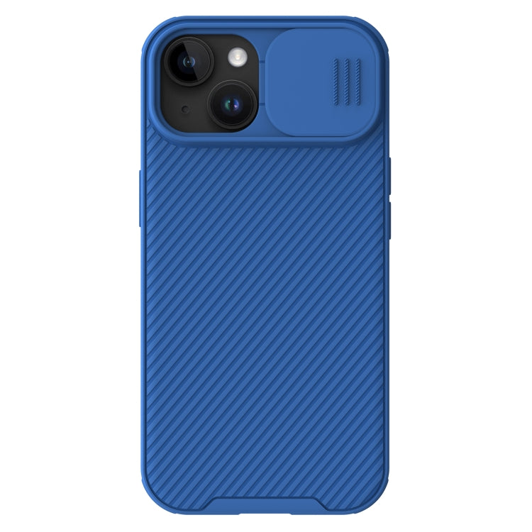 For iPhone 15 NILLKIN CamShield Pro Magnetic Magsafe Phone Case(Blue) - iPhone 15 Cases by NILLKIN | Online Shopping South Africa | PMC TechLife | Buy Now Pay Later Mobicred