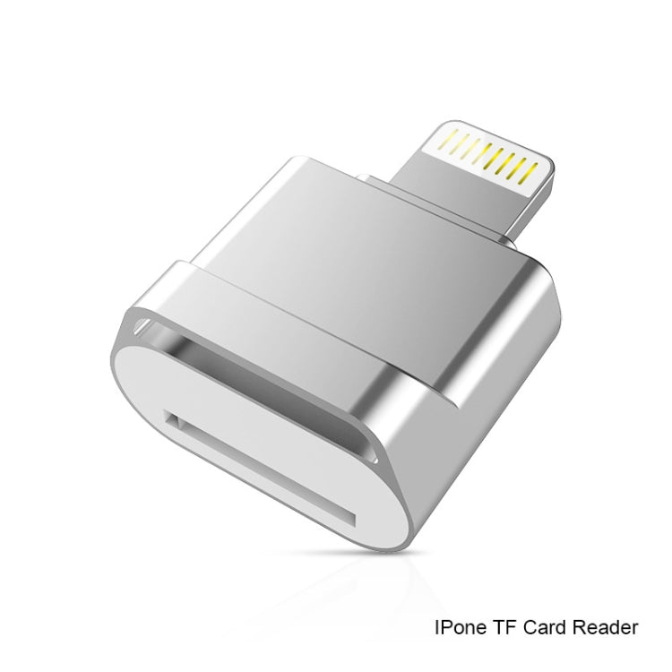 MicroDrive 8pin To TF Card Adapter Mini iPhone & iPad TF Card Reader (Silver) -  by MICRODRIVE | Online Shopping South Africa | PMC TechLife | Buy Now Pay Later Mobicred