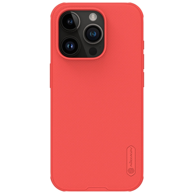 For iPhone 15 Pro NILLKIN Frosted Shield Pro PC + TPU Phone Case(Red) - free shipping - PMC TechLife - Order now!