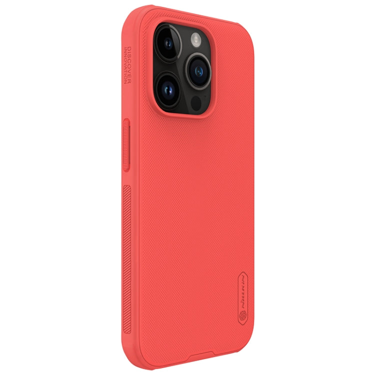 For iPhone 15 Pro NILLKIN Frosted Shield Pro PC + TPU Phone Case(Red) - free shipping - PMC TechLife - Order now!
