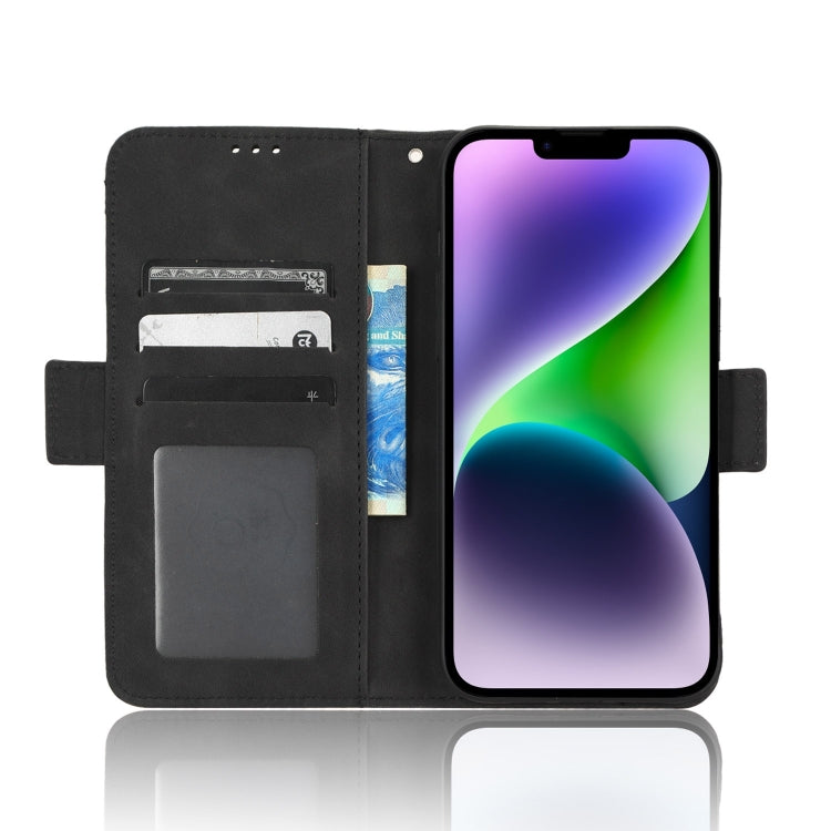 For iPhone 15 Skin Feel Calf Texture Card Slots Leather Phone Case(Black) - free shipping - PMC TechLife - Order now!