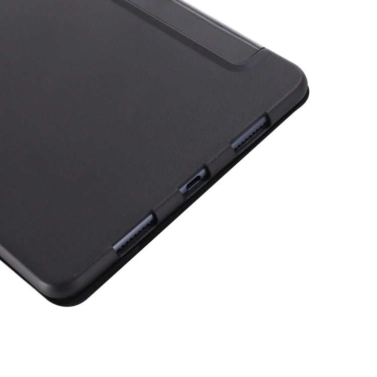 For Huawei Matepad 10.4 GEBEI Shockproof Horizontal Flip Leather Case with Three-folding Holder(Black) - Huawei by GEBEI | Online Shopping South Africa | PMC TechLife | Buy Now Pay Later Mobicred