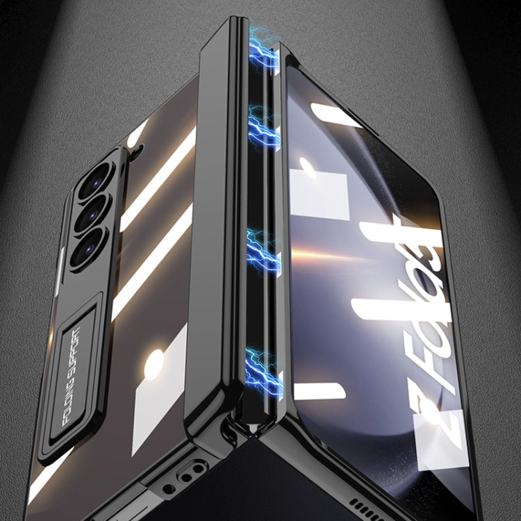 For Samsung Galaxy Z Fold5 GKK Integrated Magnetic Phantom Hinge Folding Phone Case with Stand(Blue) - free shipping - PMC TechLife - Order now!