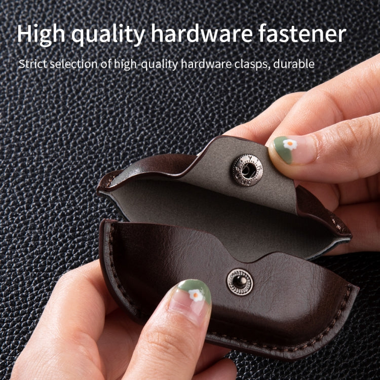 For Sony WF-1000XM5 Leather TWS Earphone Protective Case with Hook(Black) - free shipping - PMC TechLife - Order now!