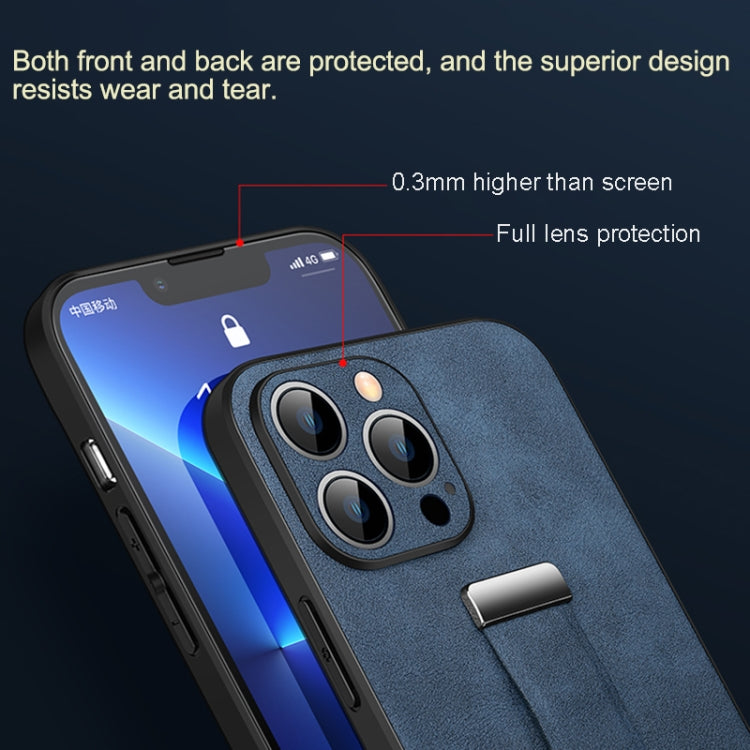 For iPhone 15 Pro Max SULADA Tide Cool Series PC + Leather Texture Skin Feel Phone Case(Orange) - free shipping - PMC TechLife - Order now!