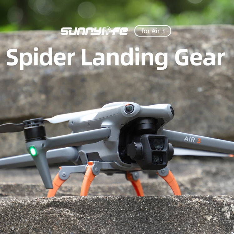 For DJI Air 3 Sunnylife LG664 Foldable Spider Landing Gear(Grey) - free shipping - PMC TechLife - Order now!