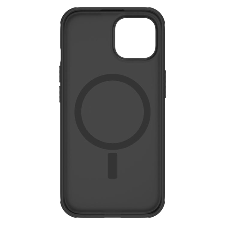 For iPhone 15 NILLKIN Frosted Shield Pro Magnetic Magsafe Phone Case(Black) - iPhone 15 Cases by NILLKIN | Online Shopping South Africa | PMC TechLife | Buy Now Pay Later Mobicred