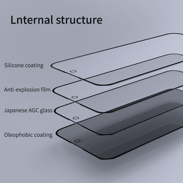 For iPhone 15 NILLKIN Guardian Full Coverage Privacy Tempered Glass Film - iPhone 15 Tempered Glass by NILLKIN | Online Shopping South Africa | PMC TechLife | Buy Now Pay Later Mobicred