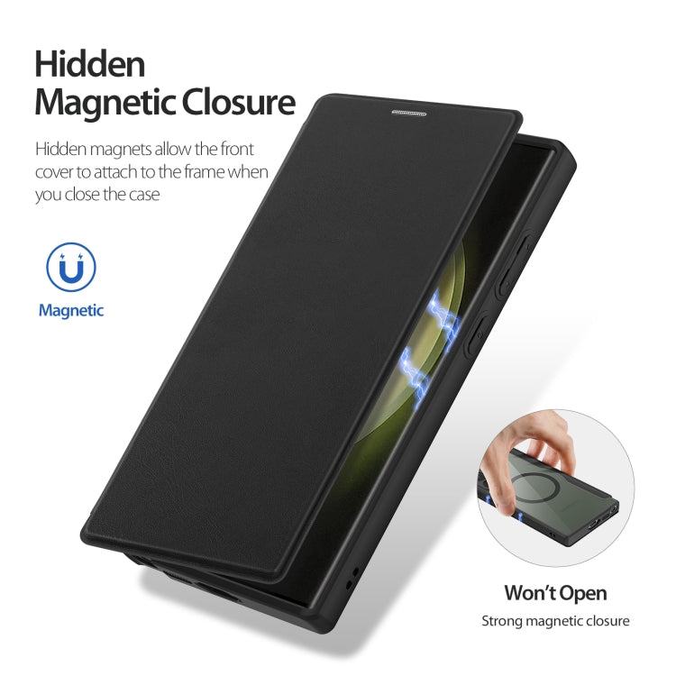 For Samsung Galaxy S23 Ultra 5G DUX DUCIS Skin X Pro Series Magsafe PC + TPU Phone Leather Case(Black) - Galaxy S23 Ultra 5G Cases by DUX DUCIS | Online Shopping South Africa | PMC TechLife | Buy Now Pay Later Mobicred