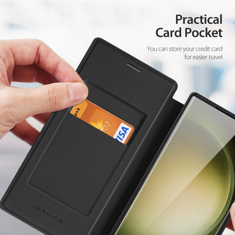 For Samsung Galaxy S23 Ultra 5G DUX DUCIS Skin X Pro Series Magsafe PC + TPU Phone Leather Case(Black) - Galaxy S23 Ultra 5G Cases by DUX DUCIS | Online Shopping South Africa | PMC TechLife | Buy Now Pay Later Mobicred