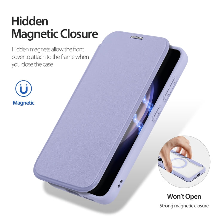 For Samsung Galaxy S24+ 5G DUX DUCIS Skin X Pro Series Magsafe PC + TPU Phone Leather Case(Purple) - Galaxy S24+ 5G Cases by DUX DUCIS | Online Shopping South Africa | PMC TechLife | Buy Now Pay Later Mobicred