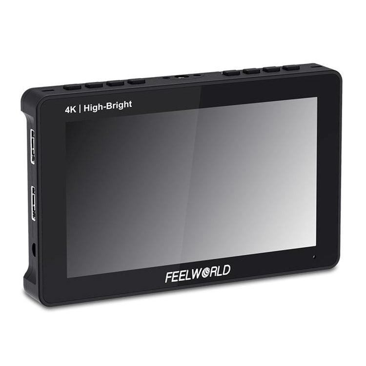 FEELWORLD F5 ProX 5.5 inch 1600nit High Bright Touch Screen DSLR Camera Field Monitor 4K HDMI F970 Install and Power Kit(Black) - free shipping - PMC TechLife - Order now!