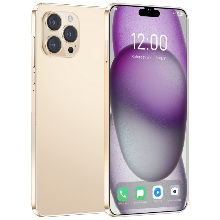i15 Pro Max / N85, 1GB+16GB, 6.1 inch Screen, Face Identification, Android  8.1 MTK6580A Quad Core, Network: 3G, Dual SIM(Gold) -  by PMC TechLife | Online Shopping South Africa | PMC TechLife | Buy Now Pay Later Mobicred