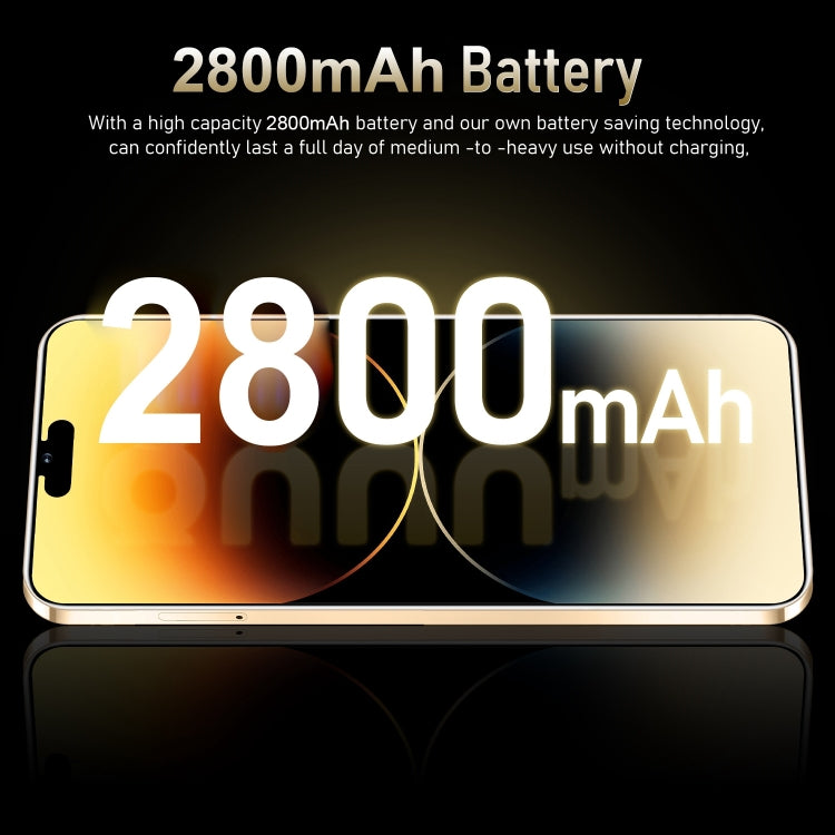 i15 Pro Max / N85, 1GB+16GB, 6.1 inch Screen, Face Identification, Android  8.1 MTK6580A Quad Core, Network: 3G, Dual SIM(Gold) -  by PMC TechLife | Online Shopping South Africa | PMC TechLife | Buy Now Pay Later Mobicred