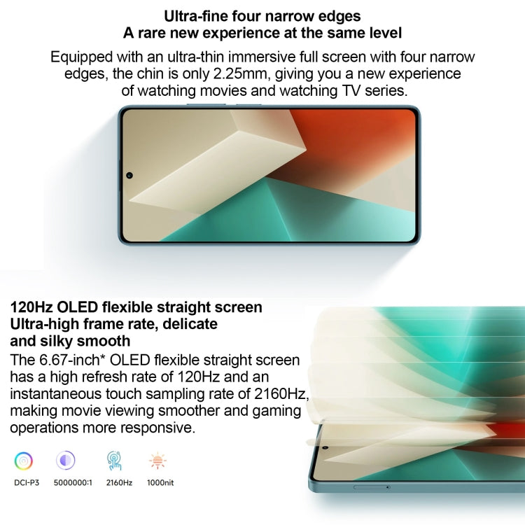 Xiaomi Redmi Note 13 5G, 8GB+128GB,  6.67 inch MIUI 14 Mediatek Dimensity 6080 Octa Core up to 2.4GHz, Network: 5G(Blue) - free shipping - PMC TechLife - Order now!