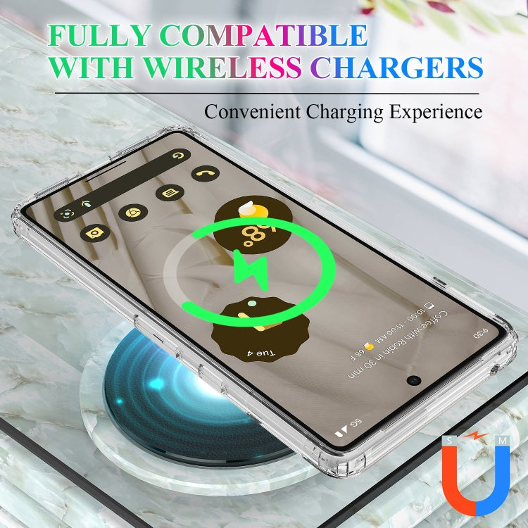 For Google Pixel 7 MagSafe Clear Acrylic PC Hybrid TPU Phone Case(Transparent) - free shipping - PMC TechLife - Order now!