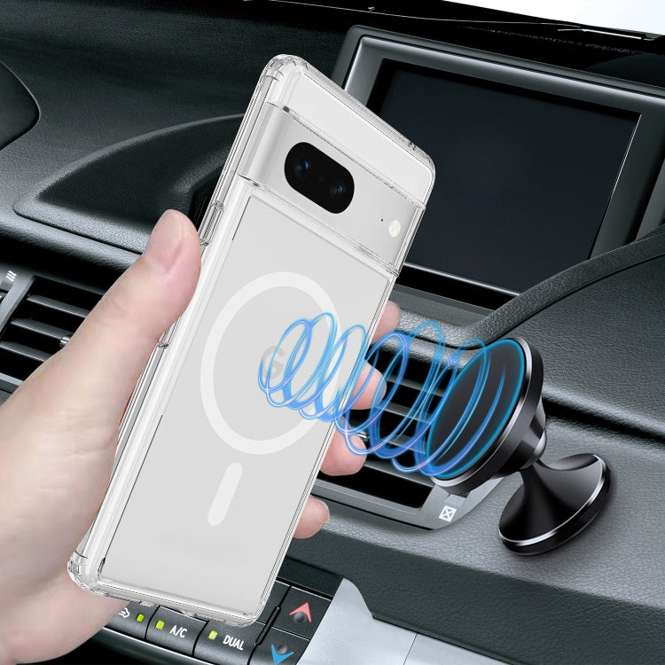 For Google Pixel 7 MagSafe Clear Acrylic PC Hybrid TPU Phone Case(Transparent) - free shipping - PMC TechLife - Order now!