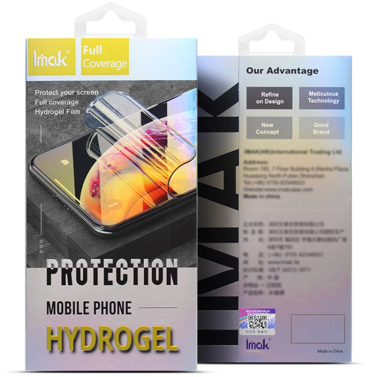 For Xiaomi Redmi Note 13 Pro+ 2pcs imak Curved Full Screen Hydrogel Film Back Protector -  by imak | Online Shopping South Africa | PMC TechLife | Buy Now Pay Later Mobicred