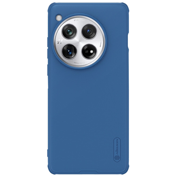 For OnePlus 12 NILLKIN Frosted Shield Pro PC + TPU Phone Case(Blue) - OnePlus Cases by NILLKIN | Online Shopping South Africa | PMC TechLife | Buy Now Pay Later Mobicred