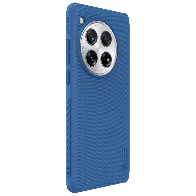 For OnePlus 12 NILLKIN Frosted Shield Pro PC + TPU Phone Case(Blue) - OnePlus Cases by NILLKIN | Online Shopping South Africa | PMC TechLife | Buy Now Pay Later Mobicred