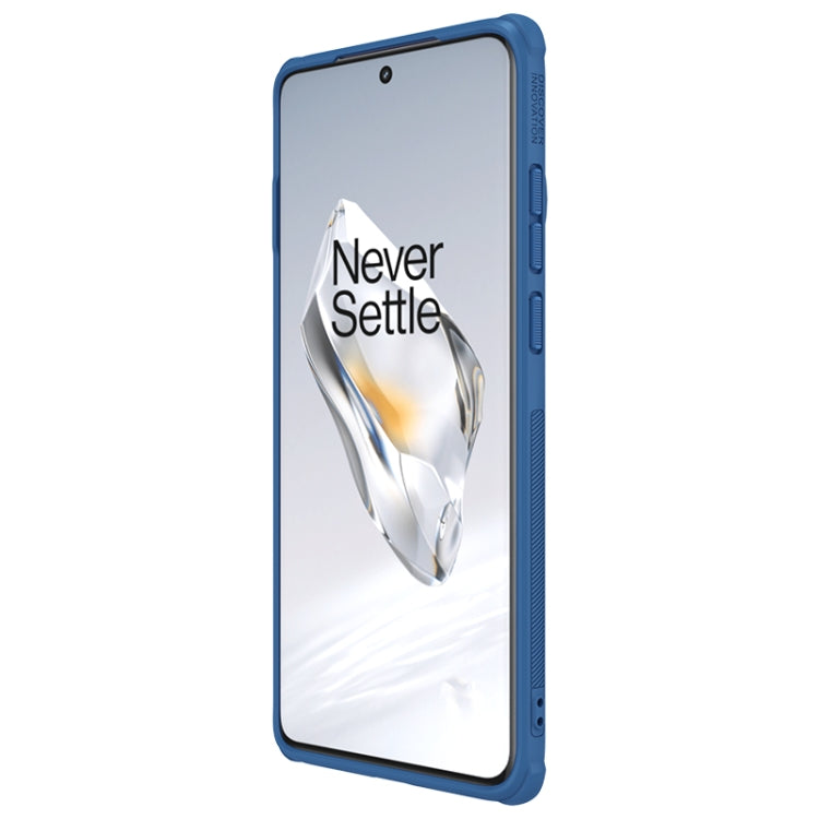 For OnePlus 12 NILLKIN Frosted Shield Pro PC + TPU Phone Case(Blue) - OnePlus Cases by NILLKIN | Online Shopping South Africa | PMC TechLife | Buy Now Pay Later Mobicred