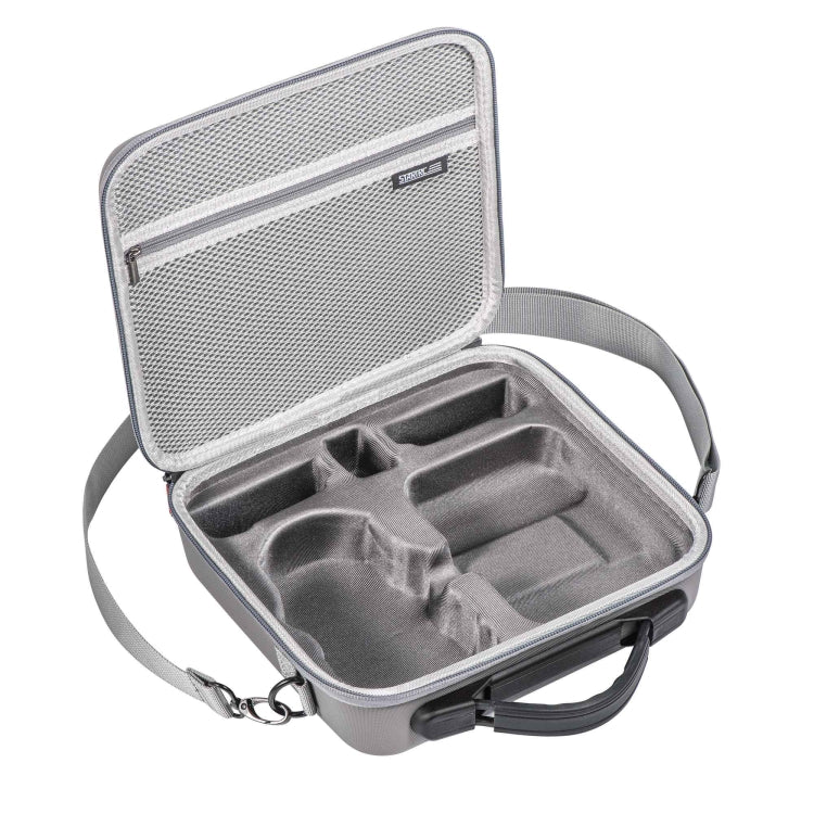 For DJI Mini 4 Pro / N2 STARTRC Shoulder Storage Bag PU Handbag(Grey) - free shipping - PMC TechLife - Order now!