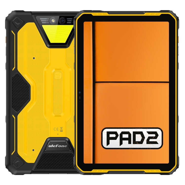 Ulefone Armor Pad 2 Rugged Tablet PC, 16GB+256GB 11 inch Android 13 MediaTek Helio G99 Octa Core 4G Network EU Plug(Yellow) - free shipping - PMC TechLife - Order now!
