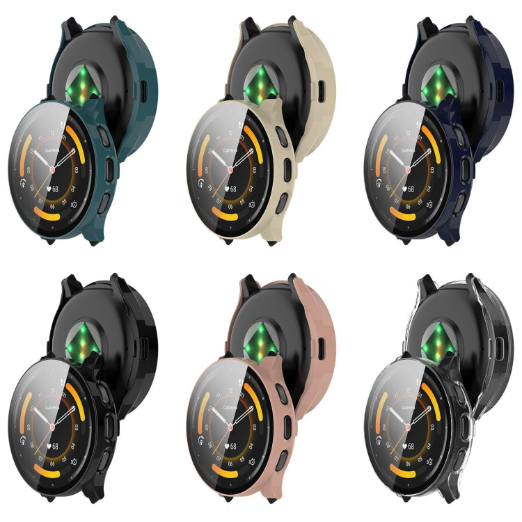 Compatible with Garmin Venu 3S PC + Tempered Glass Film Integrated Watch Case(Black) - free shipping - PMC TechLife - Order now!
