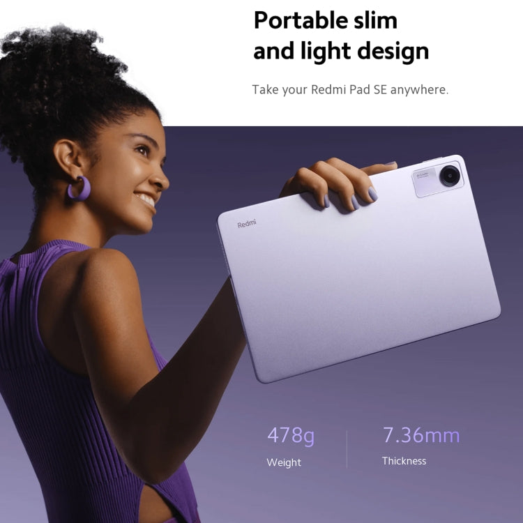 Xiaomi Redmi Pad SE 11 inch, 8GB+128GB, MIUI Pad 14 OS Qualcomm Snapdragon 680 Octa Core, Not Support Google Play(Green) - free shipping - PMC TechLife - Order now!