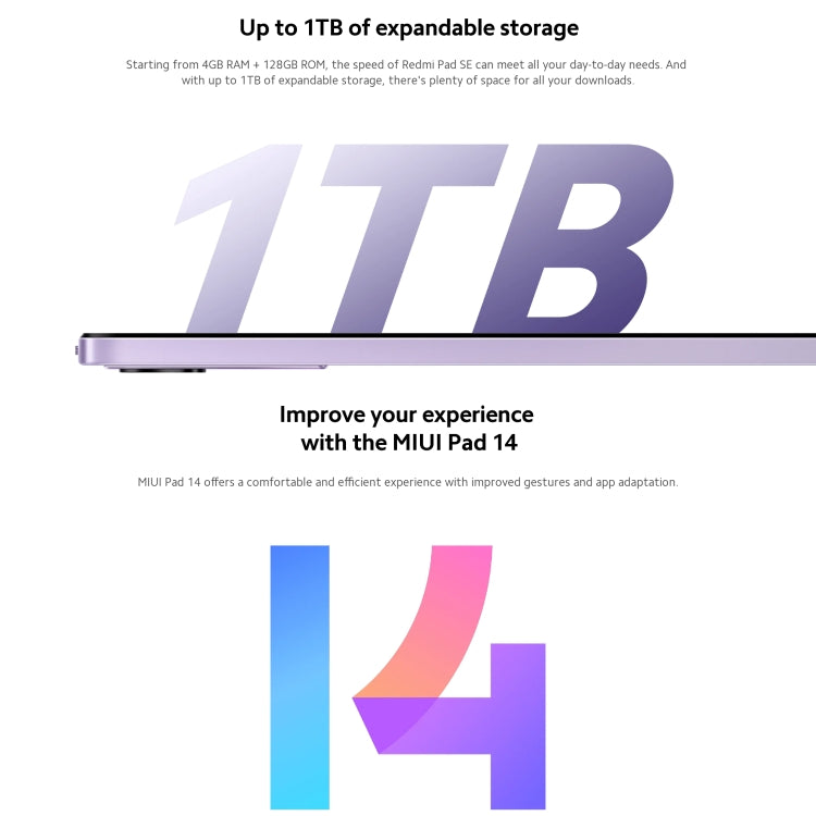 Xiaomi Redmi Pad SE 11 inch, 6GB+128GB, MIUI Pad 14 OS Qualcomm Snapdragon 680 Octa Core, Not Support Google Play(Grey) - free shipping - PMC TechLife - Order now!