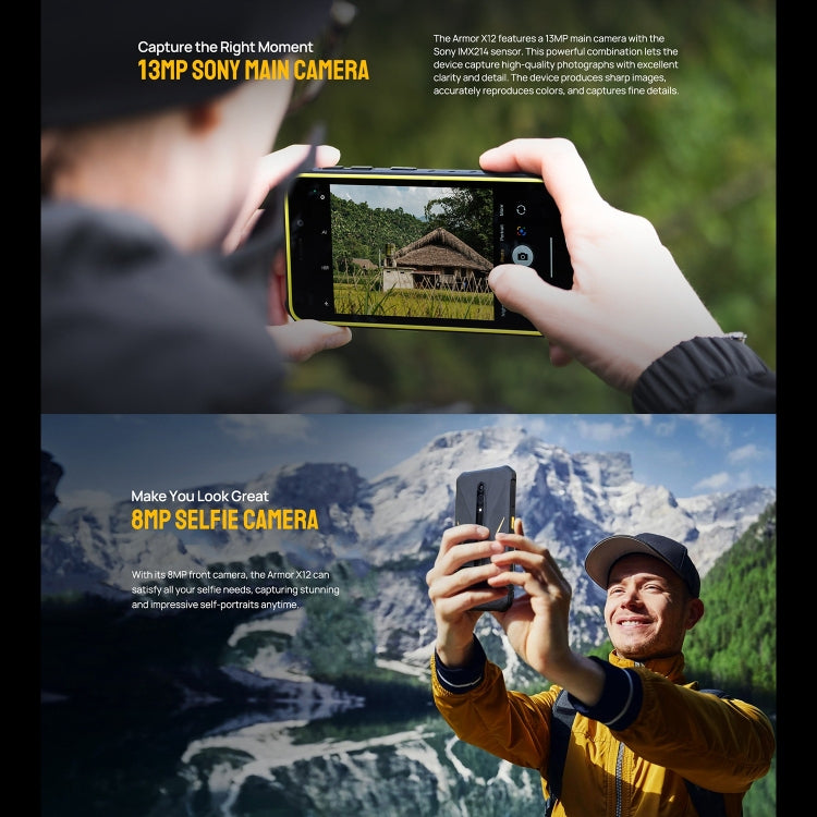 Ulefone Armor X12, 3GB+32GB, Rugged Phone, Face Unlock, 5.45 inch Android 13 Go MediaTek Helio A22 Quad Core, Network: 4G, NFC(Less Green) - free shipping - PMC TechLife - Order now!