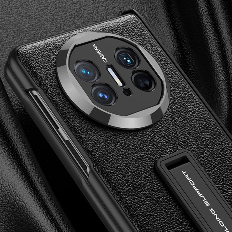 For Huawei Mate X5 GKK Magnetic Hinge Flip Leather Phone Case with Holder(Green) - free shipping - PMC TechLife - Order now!