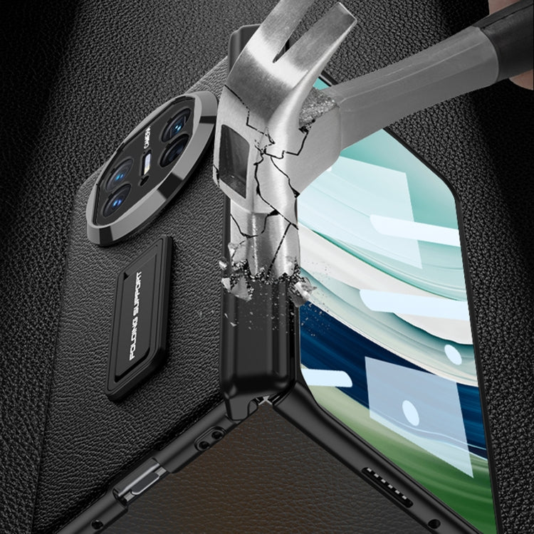 For Huawei Mate X5 GKK Magnetic Hinge Flip Leather Phone Case with Holder(Green) - free shipping - PMC TechLife - Order now!