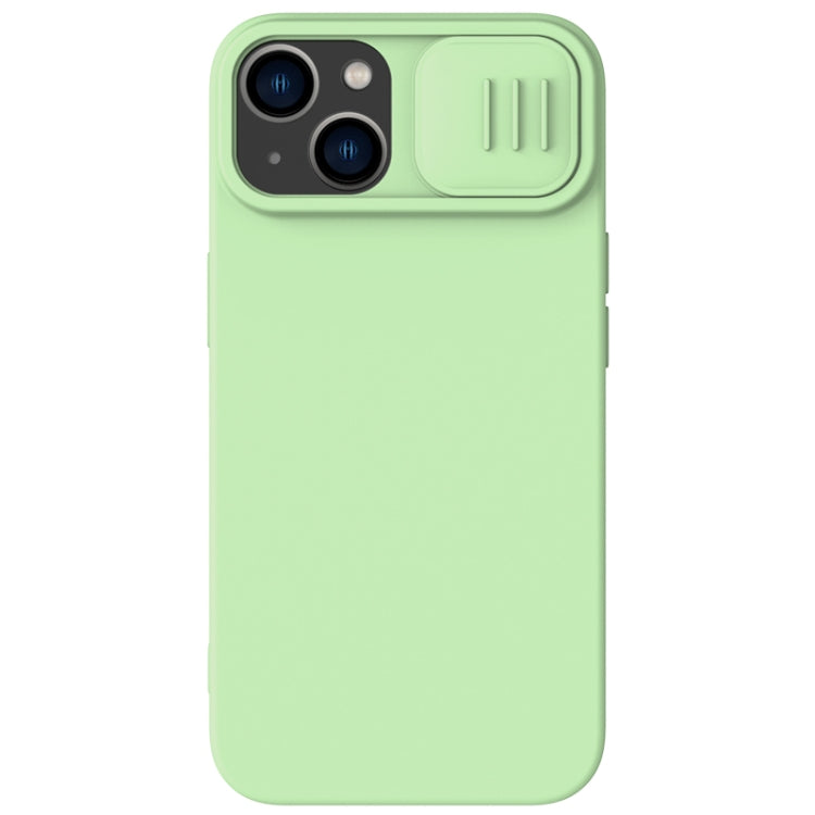 For iPhone 15 NILLKIN CamShield MagSafe Liquid Silicone Phone Case(Green) - free shipping - PMC TechLife - Order now!