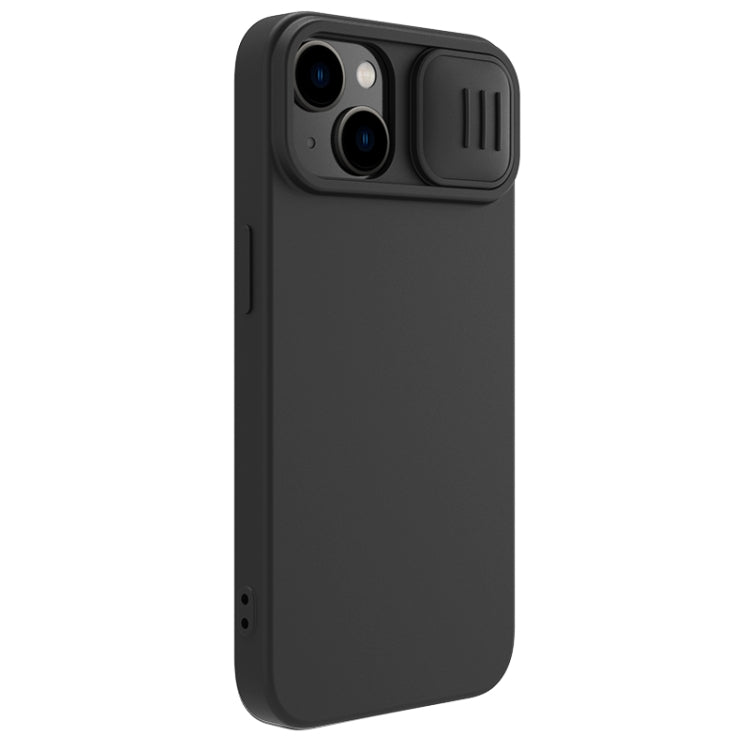 For iPhone 15 Plus NILLKIN CamShield Liquid Silicone Phone Case(Black) - iPhone 15 Plus Cases by NILLKIN | Online Shopping South Africa | PMC TechLife | Buy Now Pay Later Mobicred