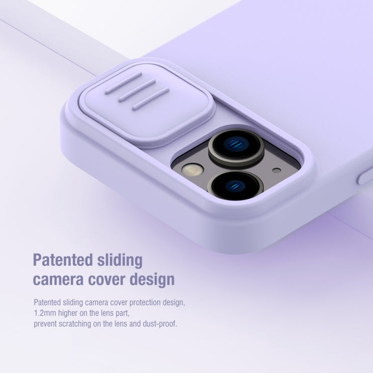 For iPhone 15 Plus NILLKIN CamShield Liquid Silicone Phone Case(Black) - iPhone 15 Plus Cases by NILLKIN | Online Shopping South Africa | PMC TechLife | Buy Now Pay Later Mobicred