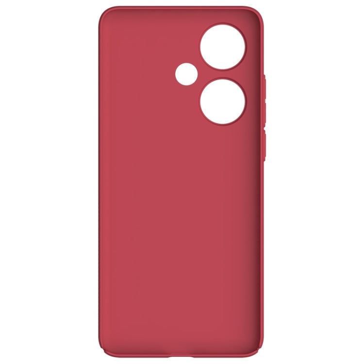 For OPPO K11 NILLKIN Frosted PC Phone Case(Red) - OPPO Cases by NILLKIN | Online Shopping South Africa | PMC TechLife | Buy Now Pay Later Mobicred