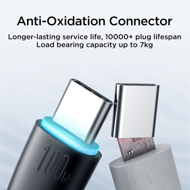 JOYROOM SA32-AC6 Starry Series 100W USB to USB-C / Type-C Fast Charging Data Cable, Length:1m(Black) - USB-C & Type-C Cable by JOYROOM | Online Shopping South Africa | PMC TechLife