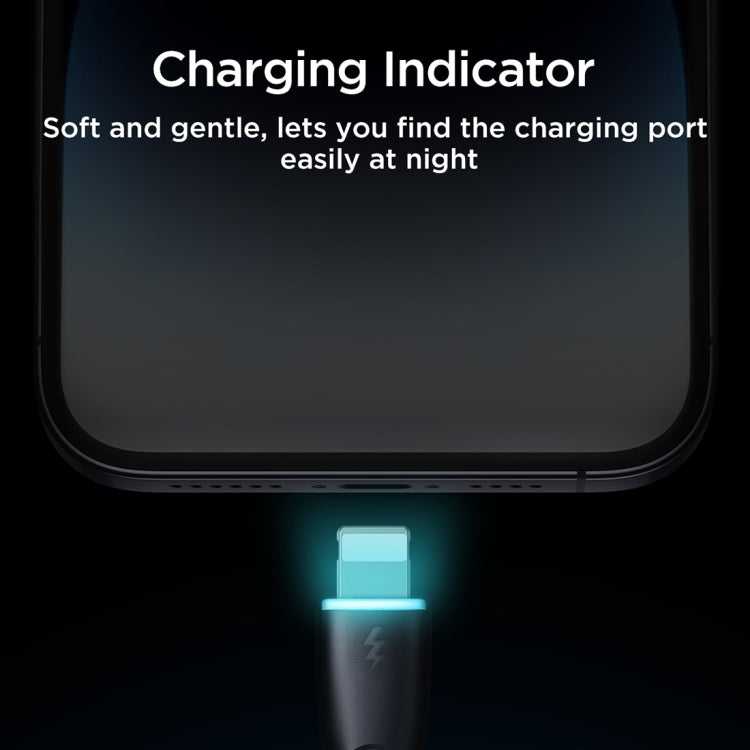 JOYROOM SA32-AL3 Starry Series 3A USB to 8 Pin Fast Charging Data Cable, Length:1m(Black) - Normal Style Cable by JOYROOM | Online Shopping South Africa | PMC TechLife