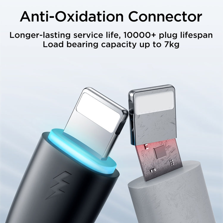 JOYROOM SA32-AL3 Starry Series 3A USB to 8 Pin Fast Charging Data Cable, Length:1m(Black) - Normal Style Cable by JOYROOM | Online Shopping South Africa | PMC TechLife