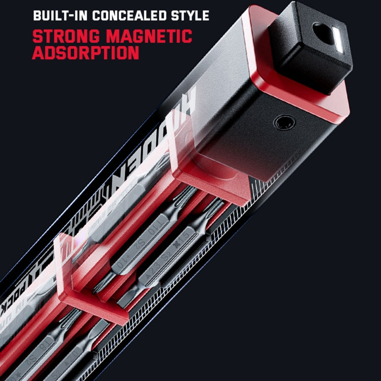 JAKEMY JM-8195 21 in 1 S-2 Bits Square Handle Design Screwdriver(Blue) - free shipping - PMC TechLife - Order now!