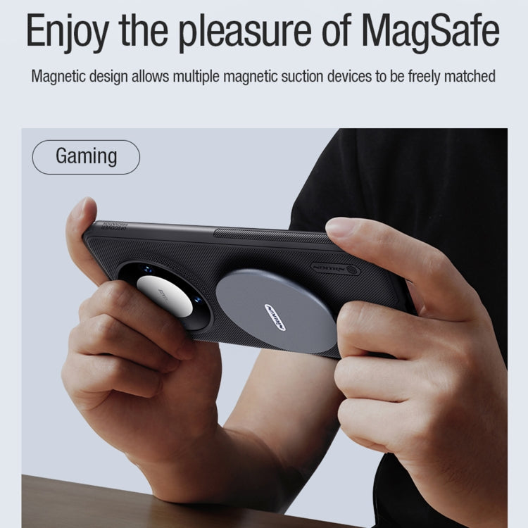 For Huawei Mate 60 NILLKIN Frosted Shield Pro Magnetic Magsafe Phone Case(Black) - Huawei Cases by NILLKIN | Online Shopping South Africa | PMC TechLife | Buy Now Pay Later Mobicred