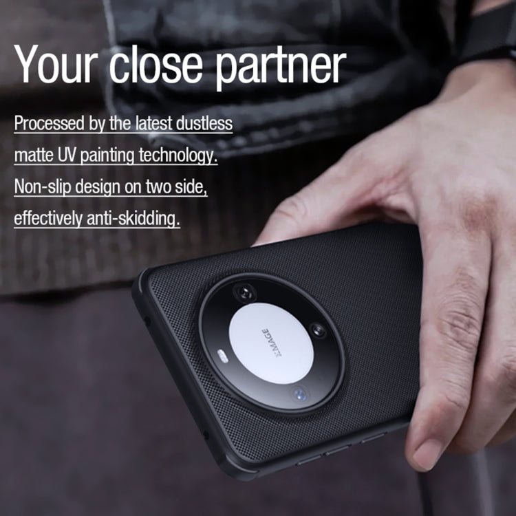 For Huawei Mate 60 NILLKIN Frosted Shield Pro Magnetic Magsafe Phone Case(Black) - Huawei Cases by NILLKIN | Online Shopping South Africa | PMC TechLife | Buy Now Pay Later Mobicred