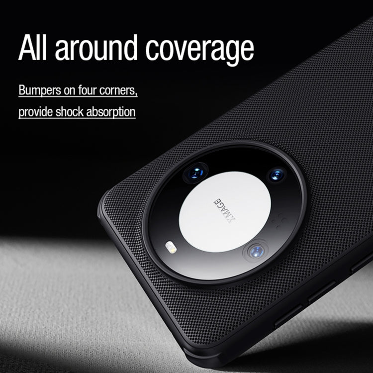 For Huawei Mate 60 NILLKIN Frosted Shield Pro Magnetic Magsafe Phone Case(Black) - Huawei Cases by NILLKIN | Online Shopping South Africa | PMC TechLife | Buy Now Pay Later Mobicred