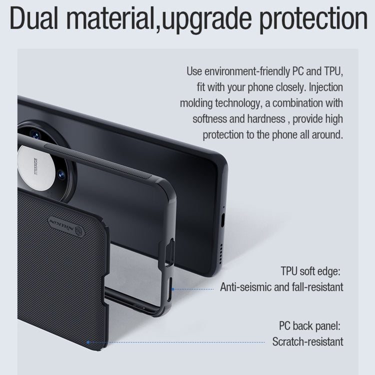 For Huawei Mate 60 NILLKIN Frosted Shield Pro Magnetic Magsafe Phone Case(Green) - Huawei Cases by NILLKIN | Online Shopping South Africa | PMC TechLife | Buy Now Pay Later Mobicred